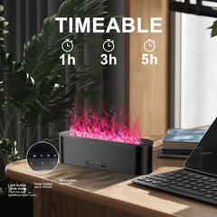 Ultrasonic oil diffuser showing 150ml water tank in clean design