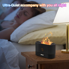 Diffuser in a living room setting with ambient lighting