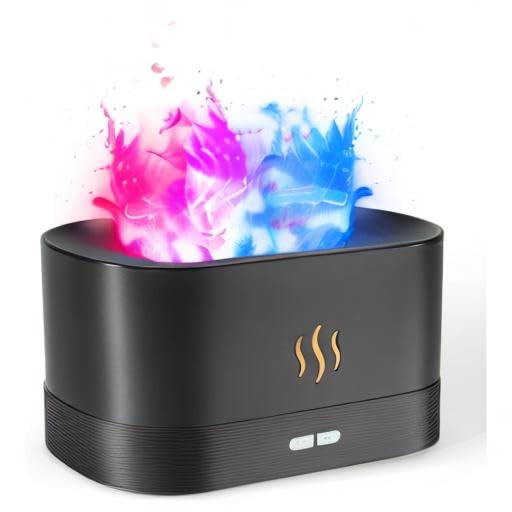 Gift-ready Colorful Flame Aroma Diffuser for home and office