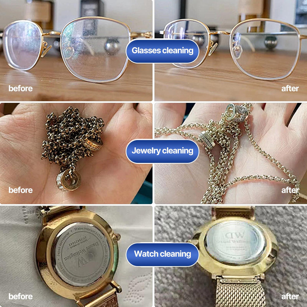 Cleaning cloths suitable for sunglasses, jewelry, electronics, and camera lenses