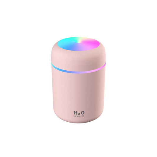 Colorful Mini USB Humidifier pink front view