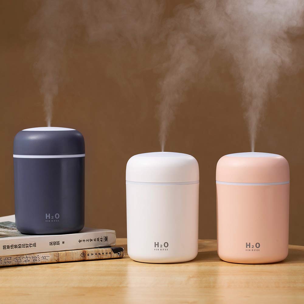 Colorful Mini USB Humidifier in a car for travel