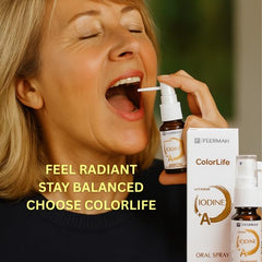 Ingredients list for Colorlife spray: Vitamin A, Iodine and others