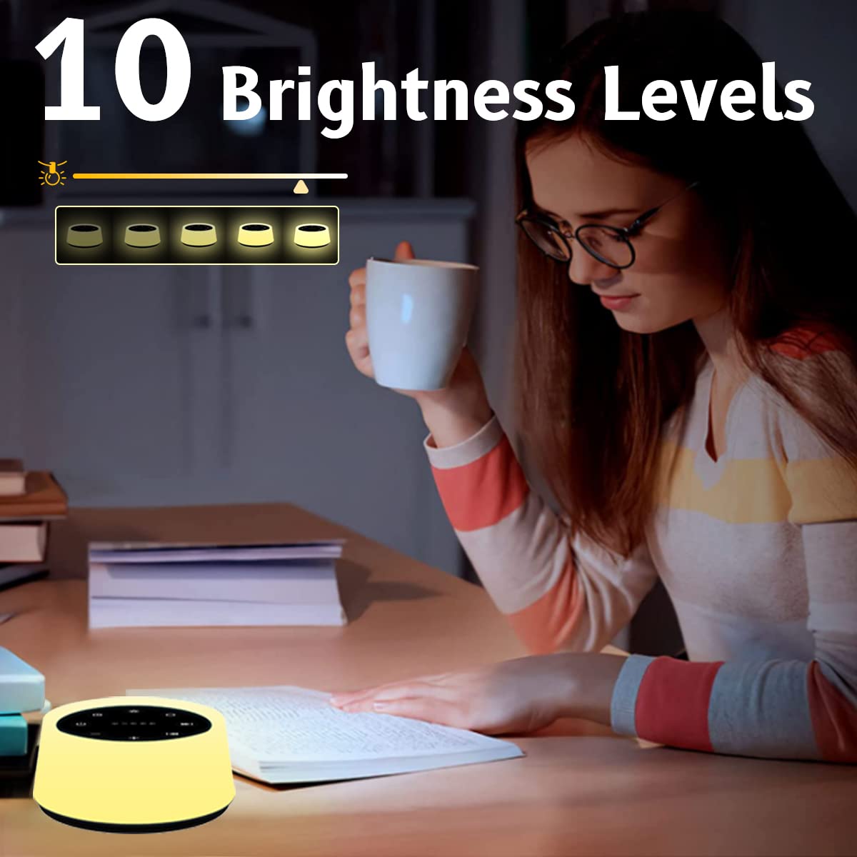 ColorsNoise 30-sound library graphic showcases sleep and focus options.