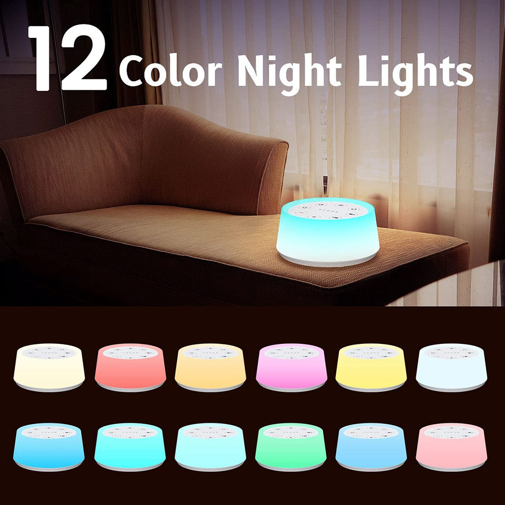 ColorsNoise memory function saves last sound, light, timer, and volume.