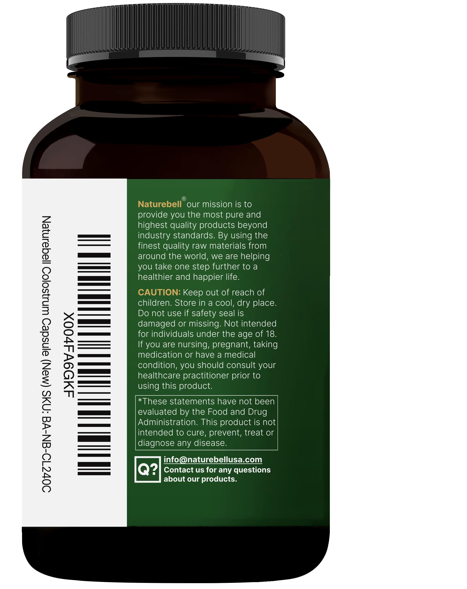 Capsules representing gut health and immune support benefits