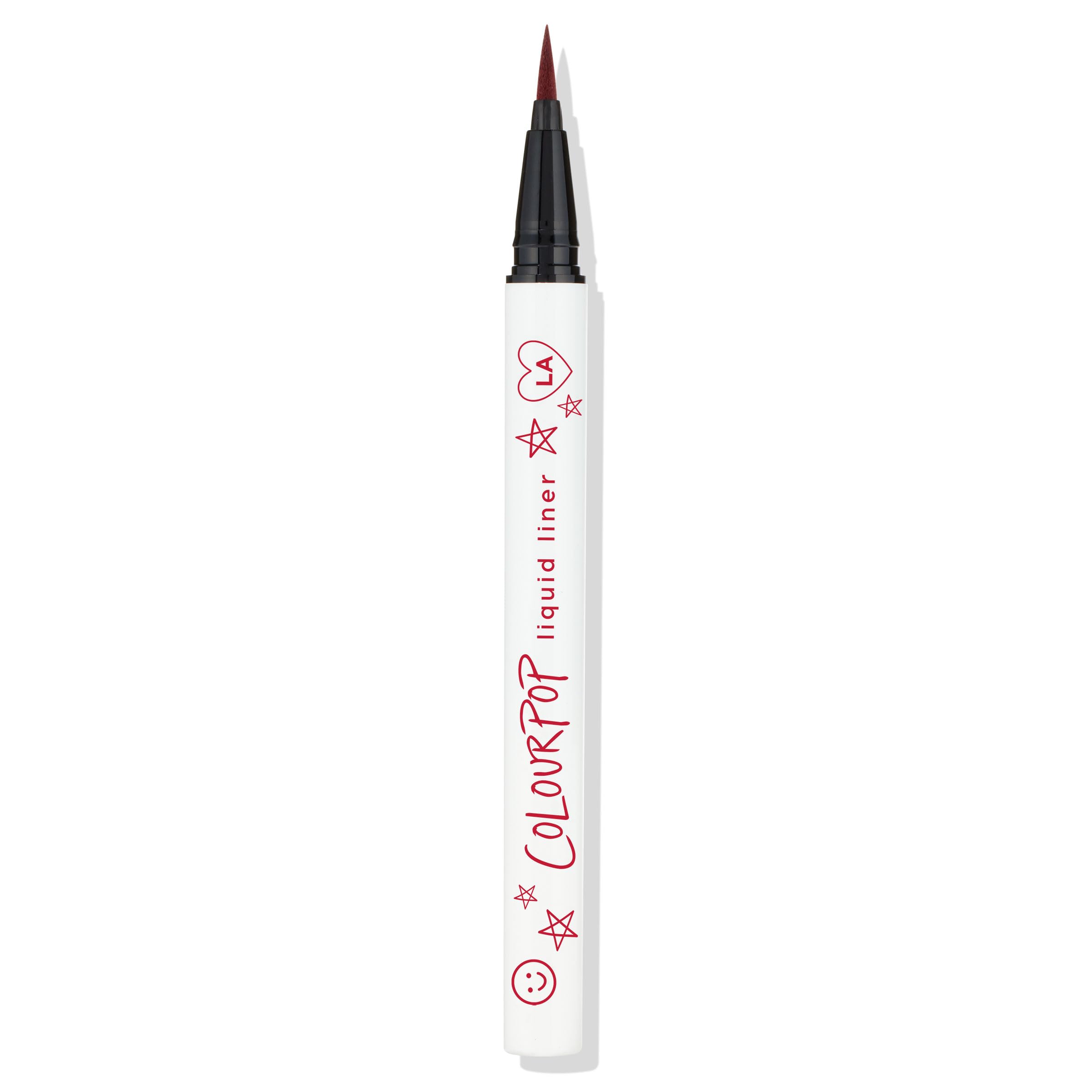ColourPop BFF Liquid Liner precision tip close-up showing smooth glide and high pigment.