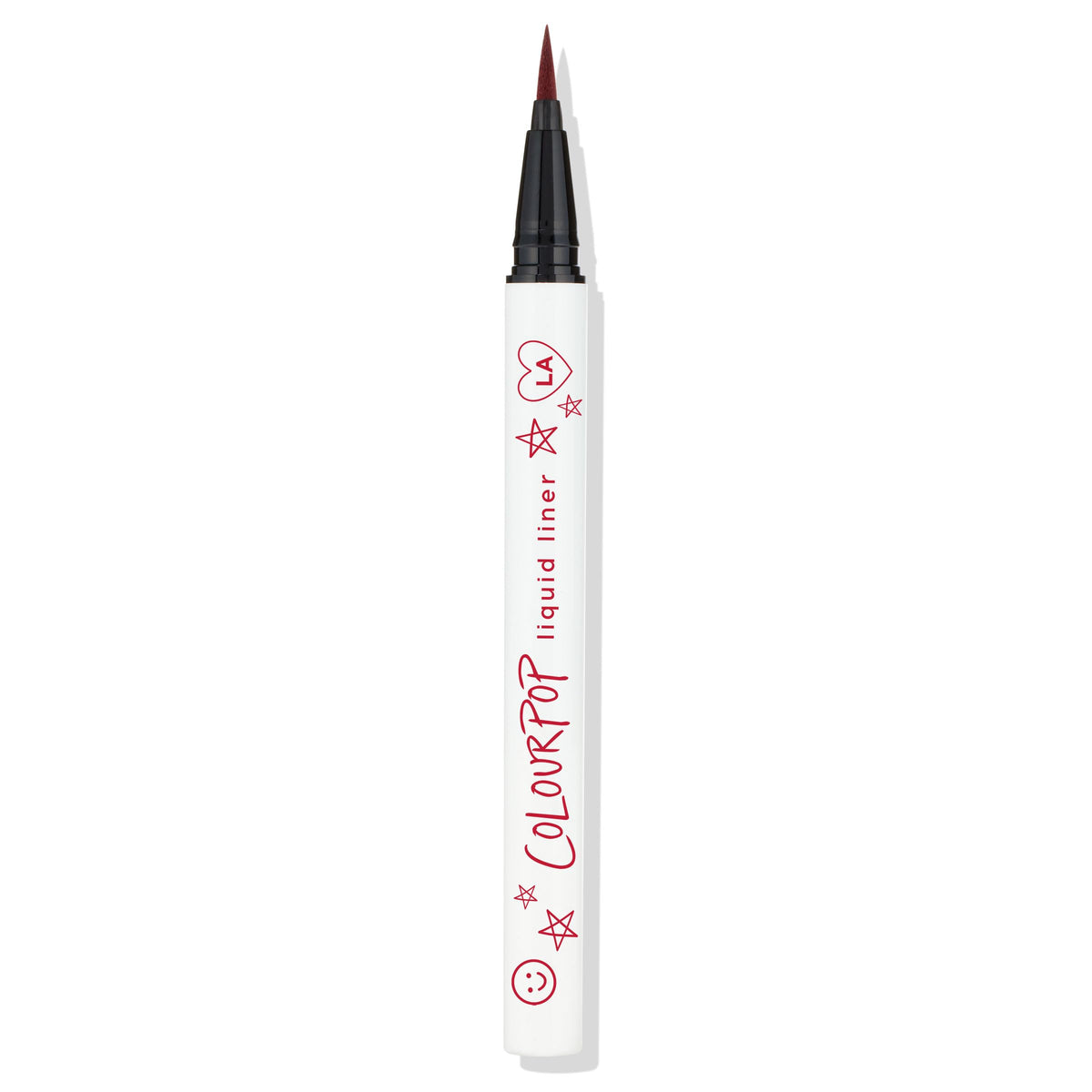 ColourPop BFF Liquid Liner precision tip close-up showing smooth glide and high pigment.
