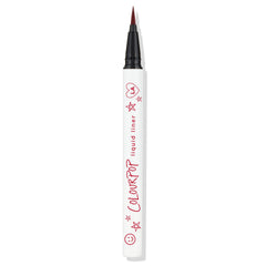 ColourPop BFF Liquid Liner precision tip close-up showing smooth glide and high pigment.