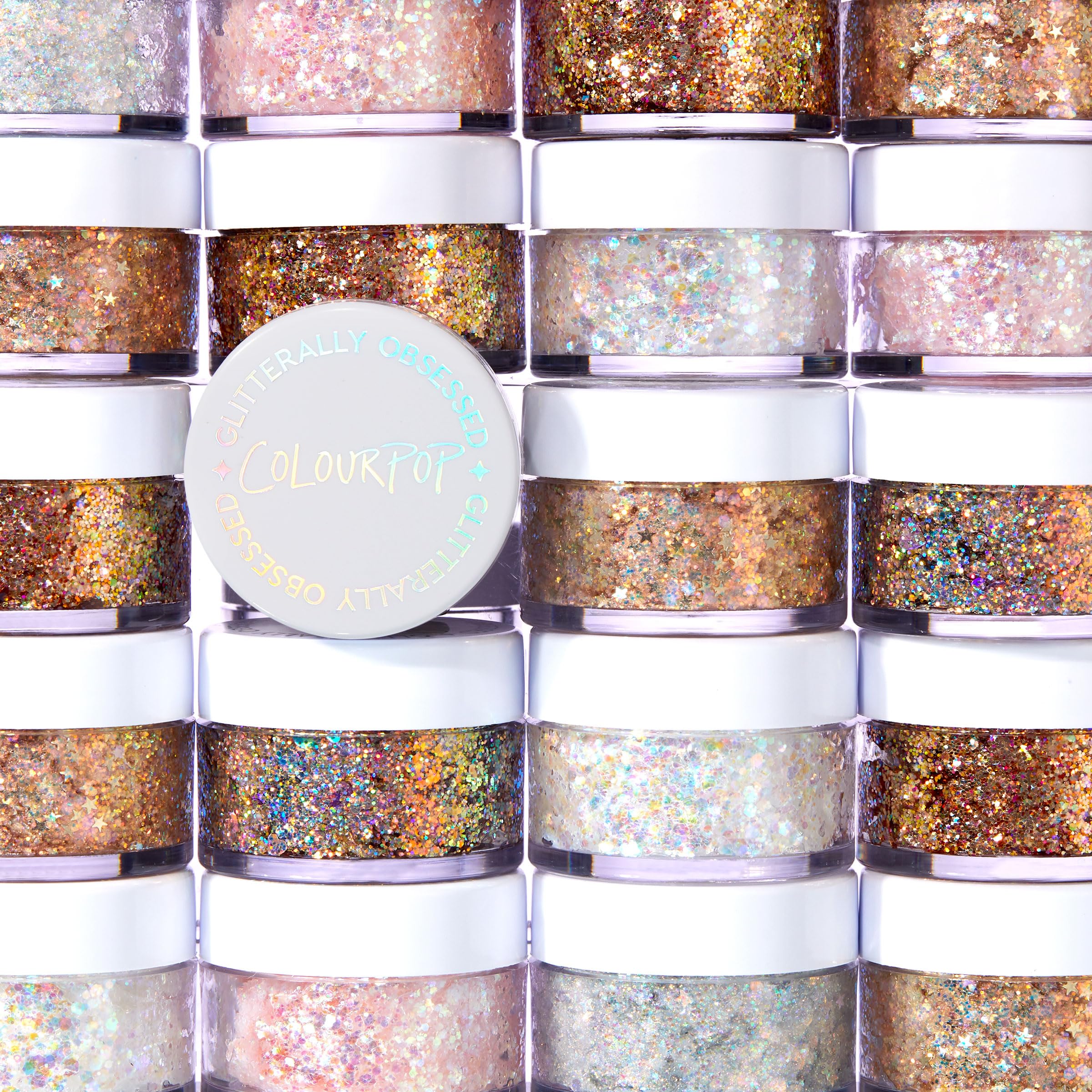Festival-ready glow using ColourPop Glitterally Obsessed Body Glitter Gel.