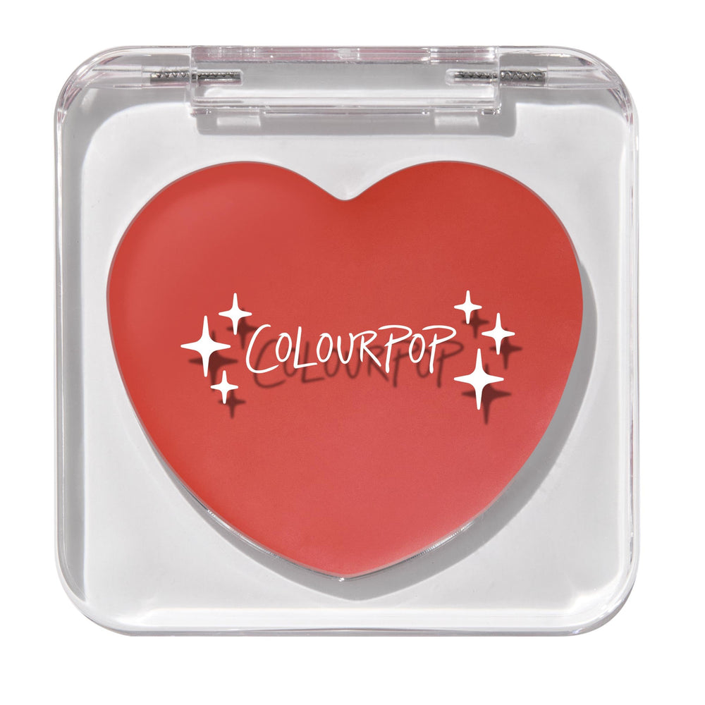 ColourPop Instant Crush compact close-up shows buildable dewy tint.