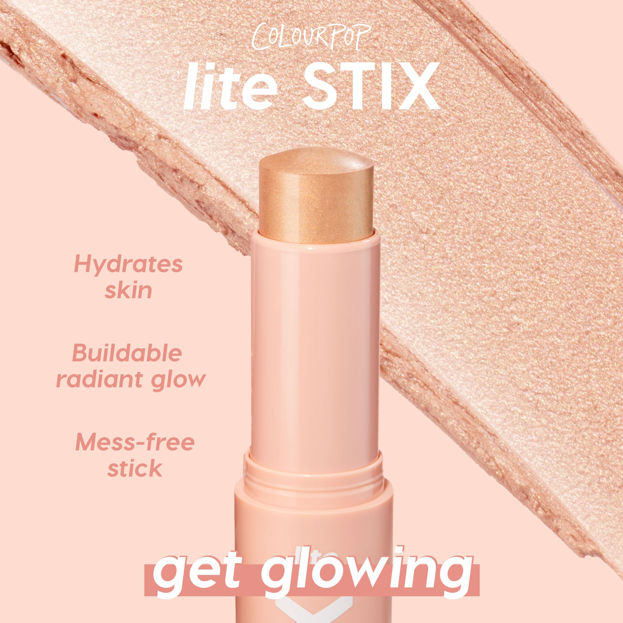 ColourPop Lite Stix highlighter on Cupid's bow adds defined brightness
