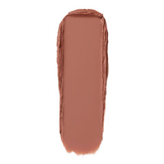 ColourPop PowerPout Matte Lipstick longwear swatch shows eight hours of color.