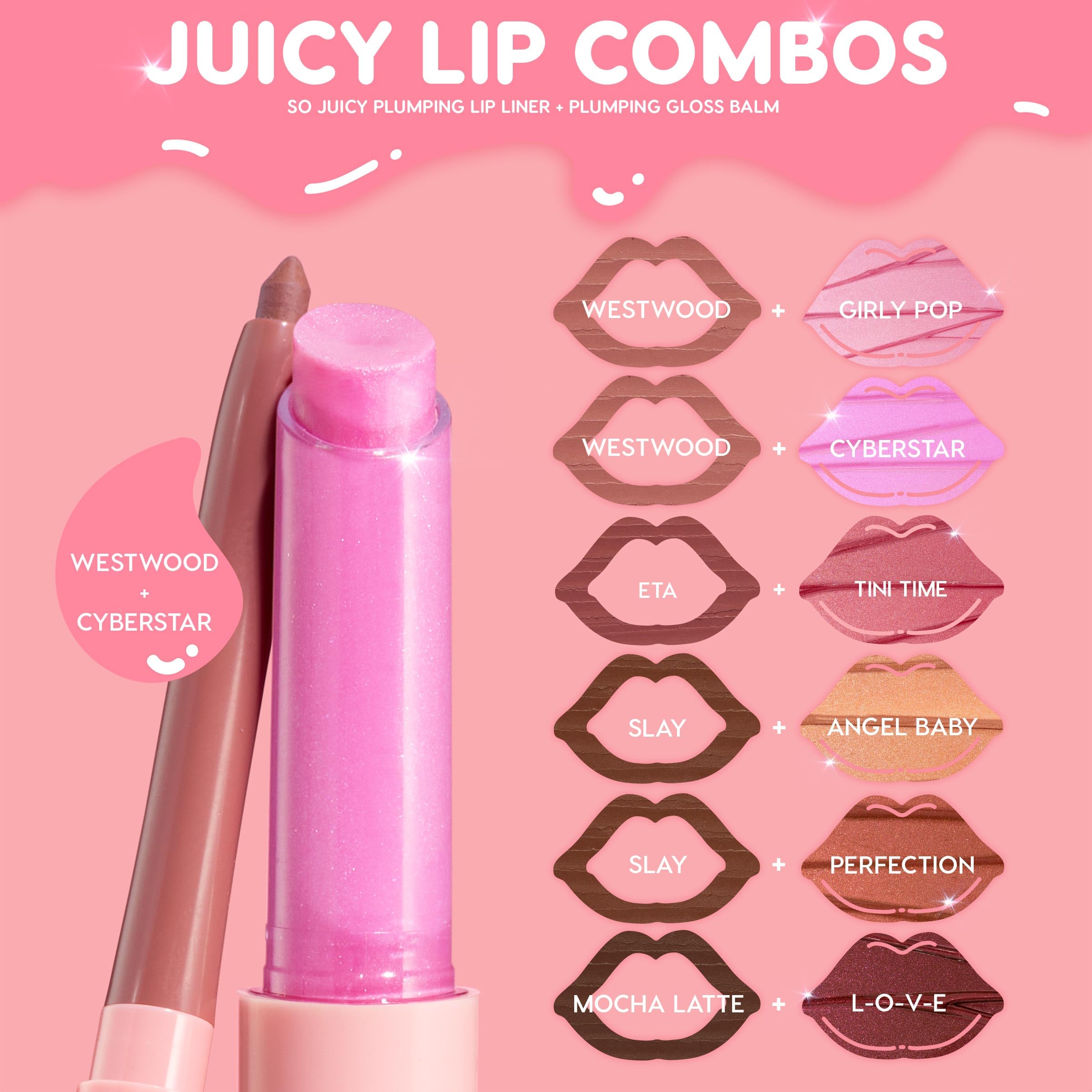 ColourPop So Juicy Plumping Lip Gloss Balm melts into a non-sticky shine