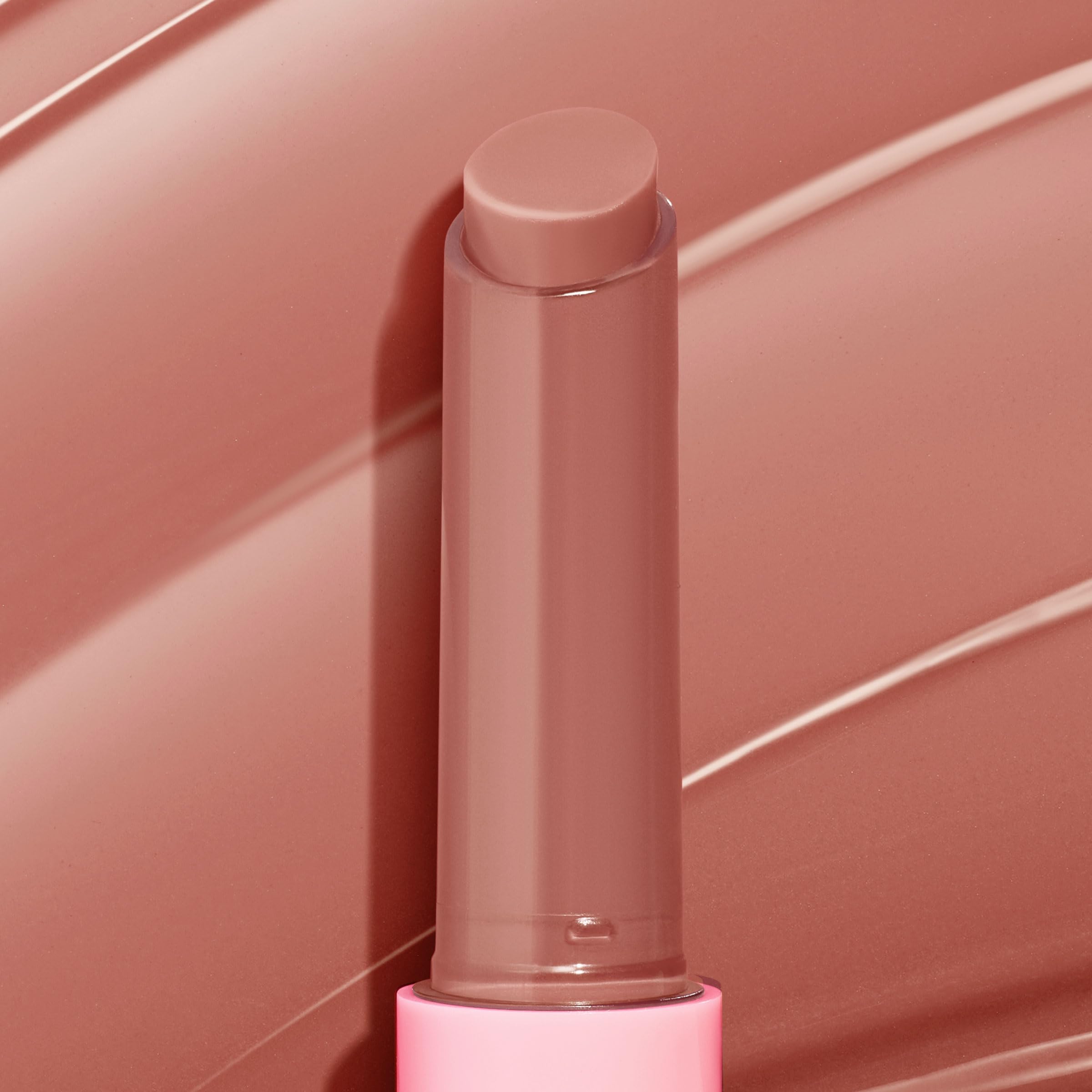 ColourPop So Juicy gloss swatch showing buildable color and non-sticky shine.