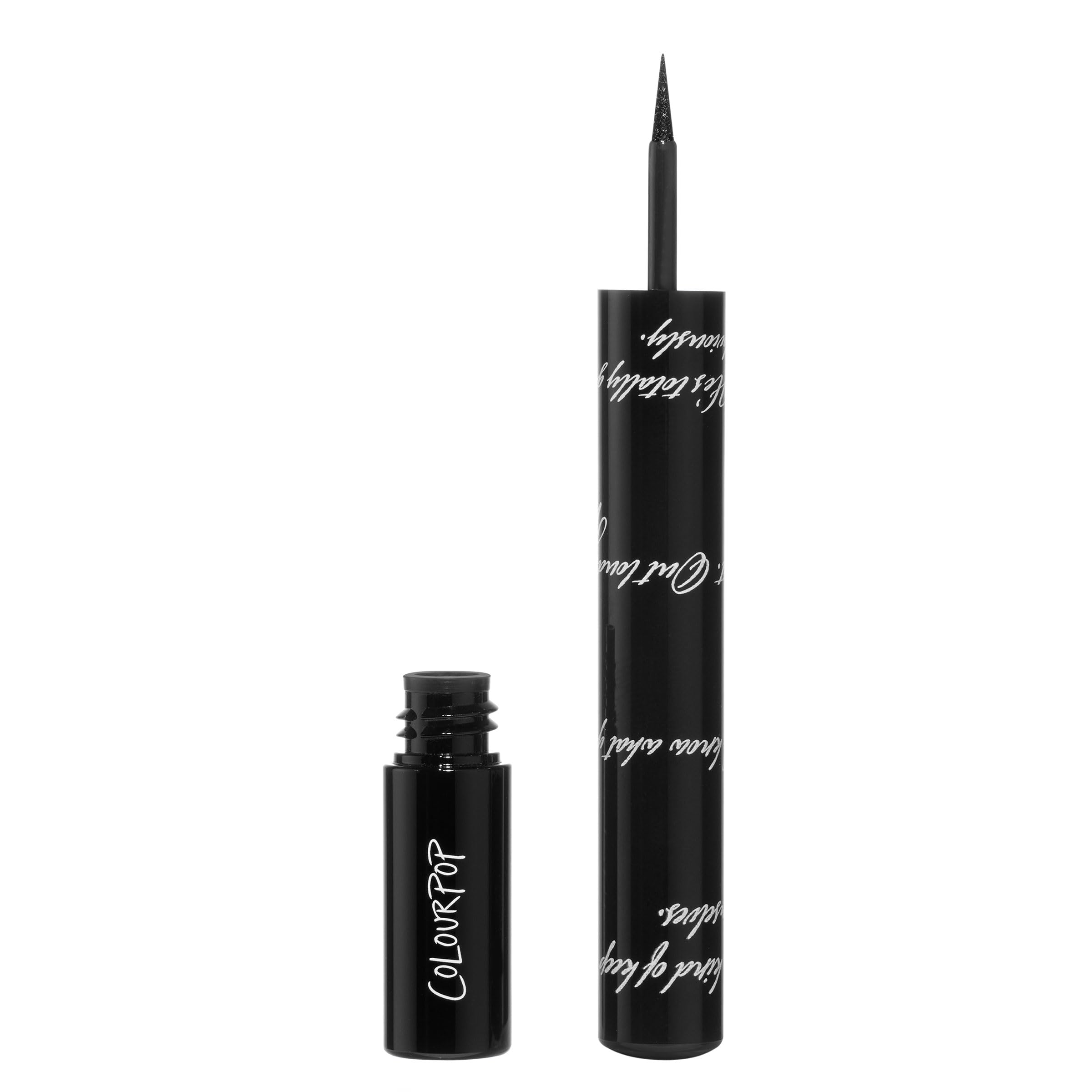 ColourPop Twilight Graphix Ink Liner shows vibrant liquid pigment in one stroke.