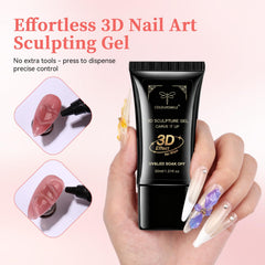COLOURSMILE 4in1 gel durable 3D nail art that lasts.