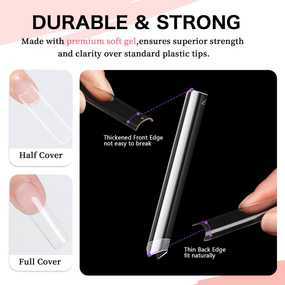 Coloursmile thin back, thick front design for better adhesion and seamless fit.