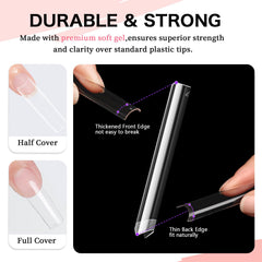 Coloursmile thin back, thick front design for better adhesion and seamless fit.
