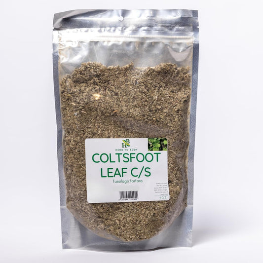 Coltsfoot leaf cut and sifted (C/S) 4oz - Herb To Body