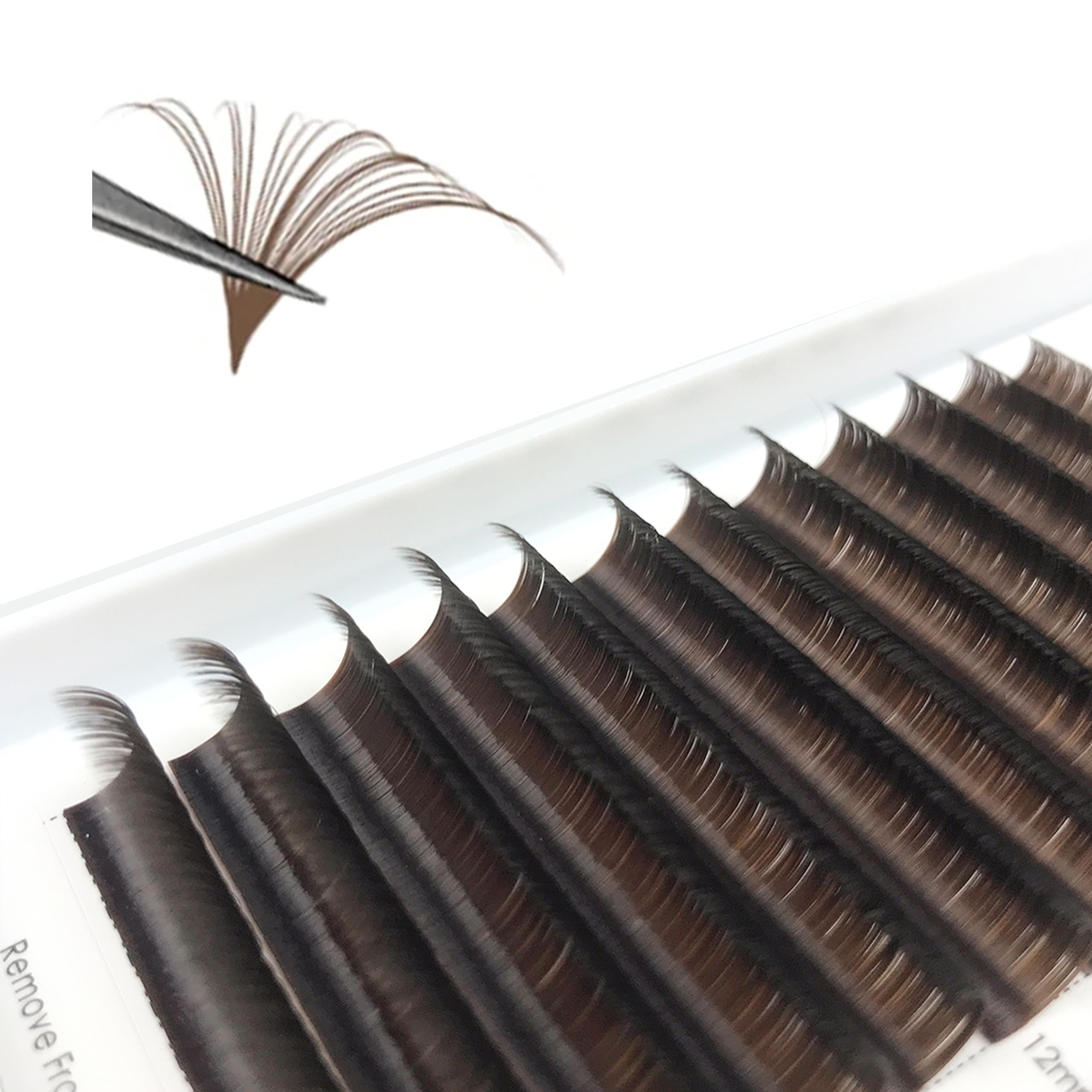 CoMango Easy Fan Lashes 8mm for natural daily volume.