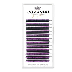 CoMango Mixed-length lashes 8-14mm for natural to dramatic volume.