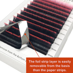 CoMango easy fan lashes tray provides fast, full-volume matte lashes.