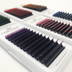 CoMango Ombre Green easy fan lashes fresh color pop