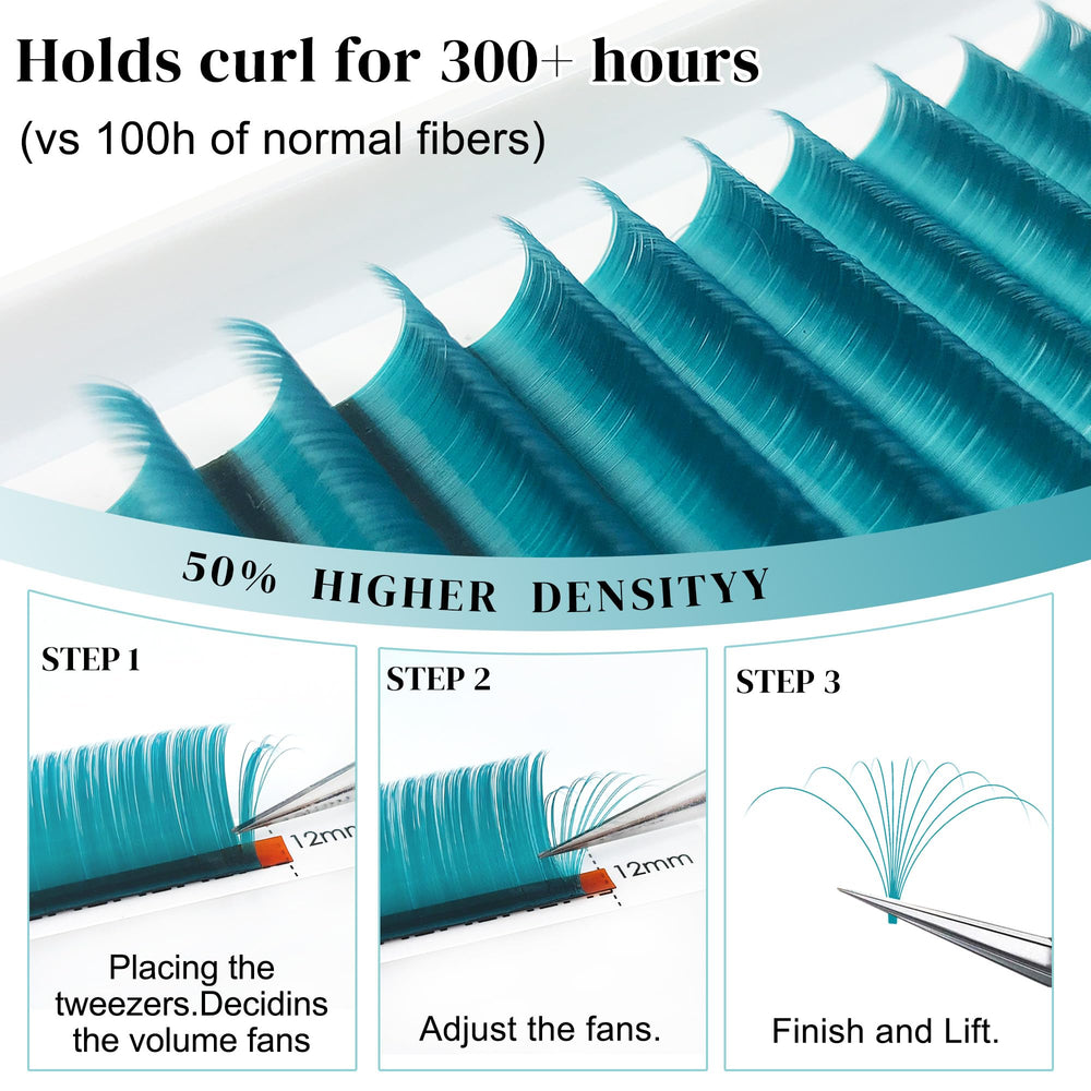 CoMango self-fanning lash extensions streamline application and boost density.