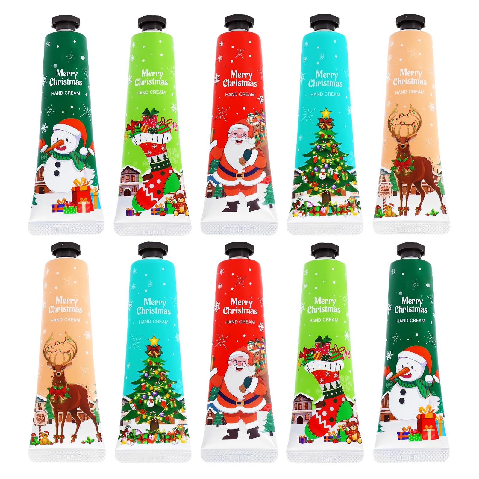 Comdian Christmas Hand Cream Set tubes front view for gift-ready hydration