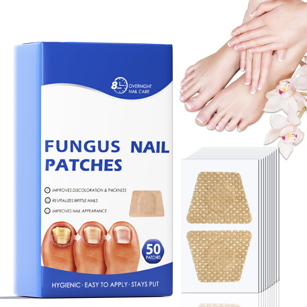 Comfort Toenail Fungus Patch on nail showing overnight repair action.