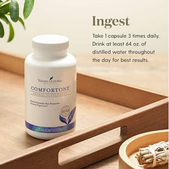 Digestive support ingredients collage for ComforTone
