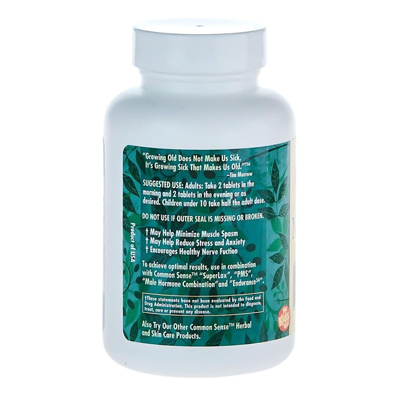 Nerve Control bottle with tablets visible