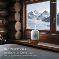 Compact diffuser suitable for desk or nightstand