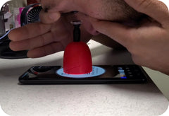 Compact design of Dome Dock Mini showing storage inside