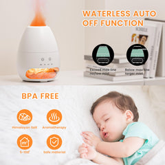 Compact USB-powered essential oil diffuser for desk or nightstand