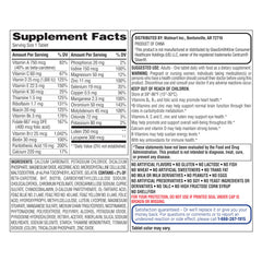 Graphic comparing Equate 50+ to Centrum Silver 50+ multivitamin