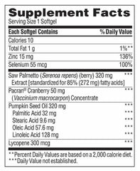 Compatible with Nature Saw Palmetto bottle pour for easy daily intake
