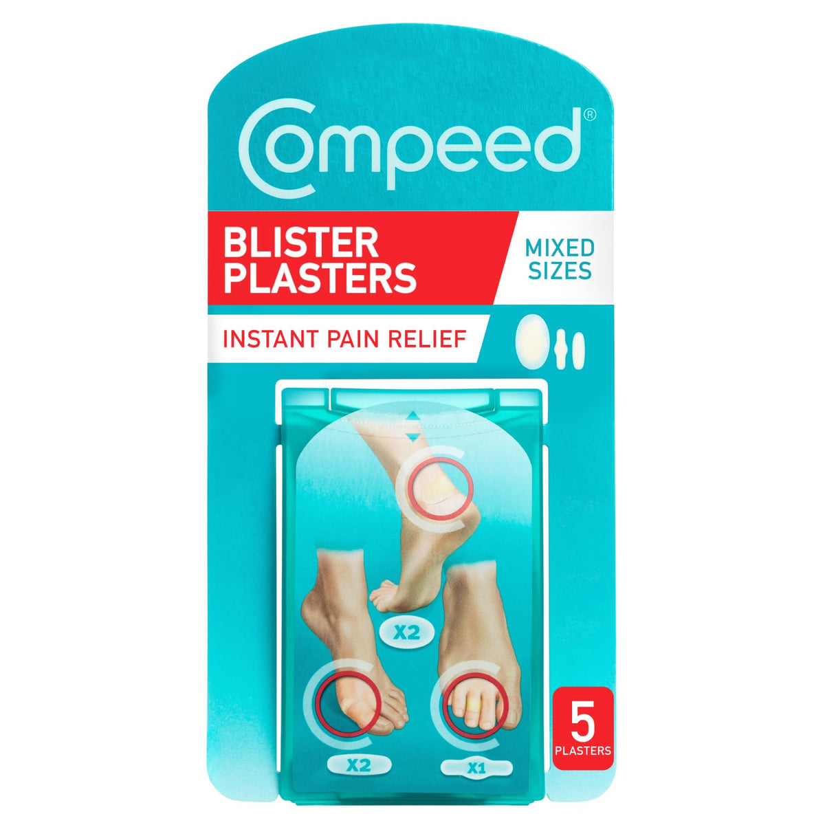 Front view of Compeed Blisters Mixed Pack AW17 White