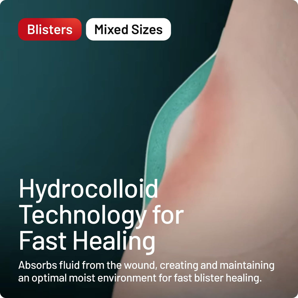 Compeed translucent edges blend with skin for discreet protection