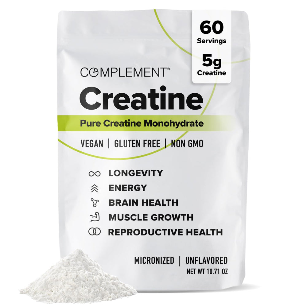 Complement Creatine Monohydrate Micronized powder front packaging