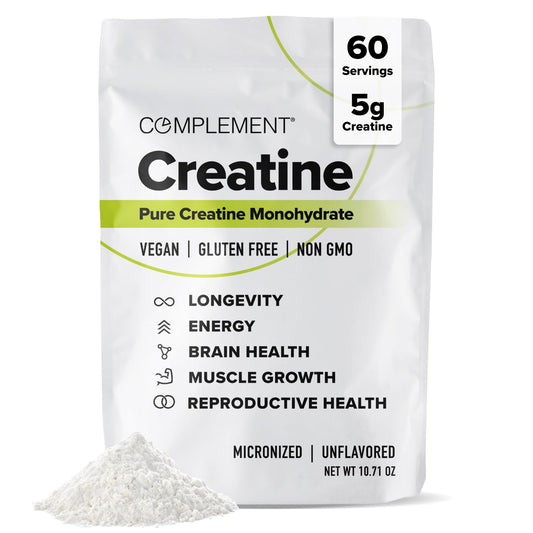Complement Creatine Monohydrate Micronized powder front packaging