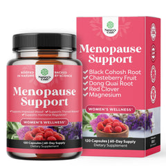 Bottle of Complete Herbal Menopause Supplement for Women - 120 count (hero image)