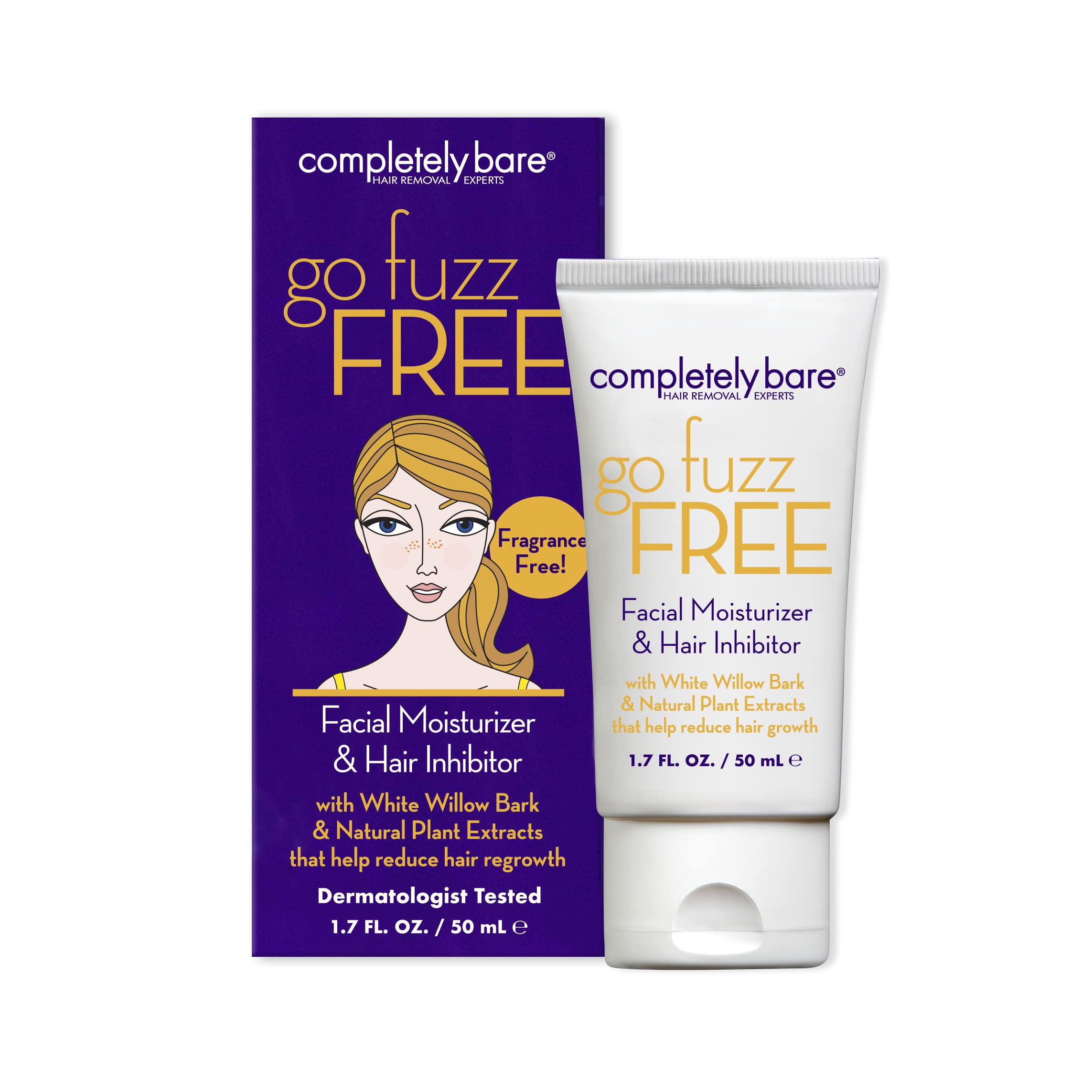 Completely Bare go fuzz FREE bottle with pump for convenient daily use.