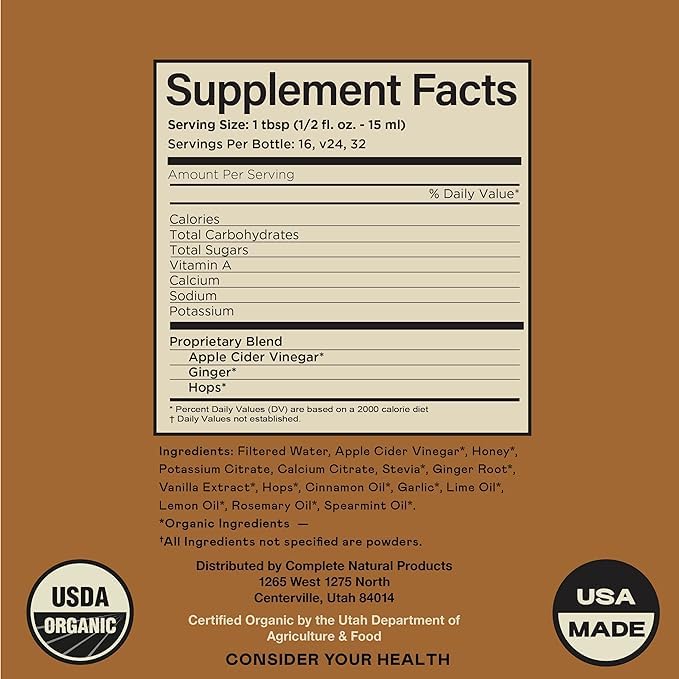 Complete Natural Products Acid Reflux Complete liquid being poured for quick, natural relief.