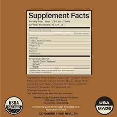 Complete Natural Products Acid Reflux Complete liquid being poured for quick, natural relief.