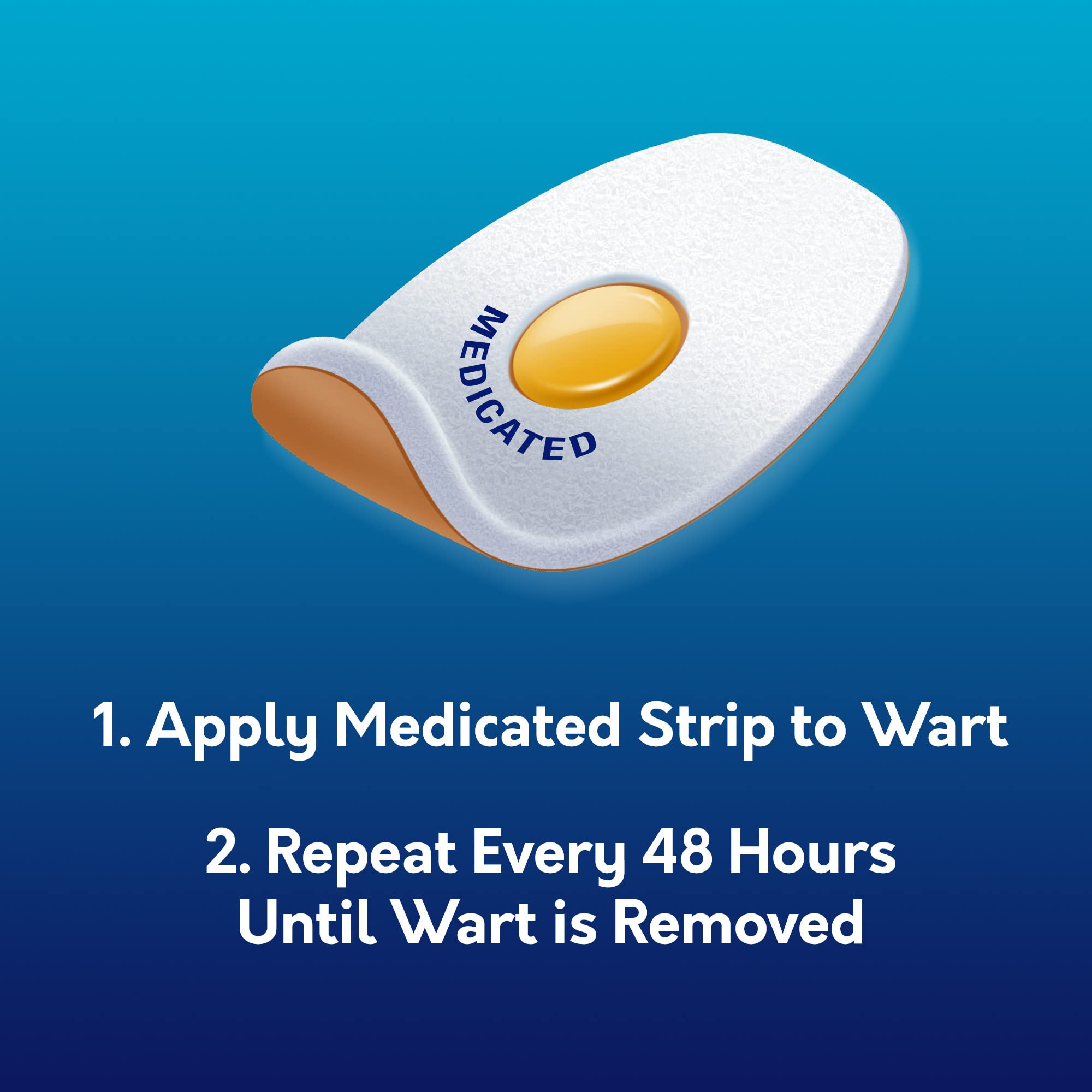 Compound W pad suitable for adults and children aged 3 and older.