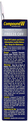 Compound W Wart Remover application step image highlights easy freeze-off method.