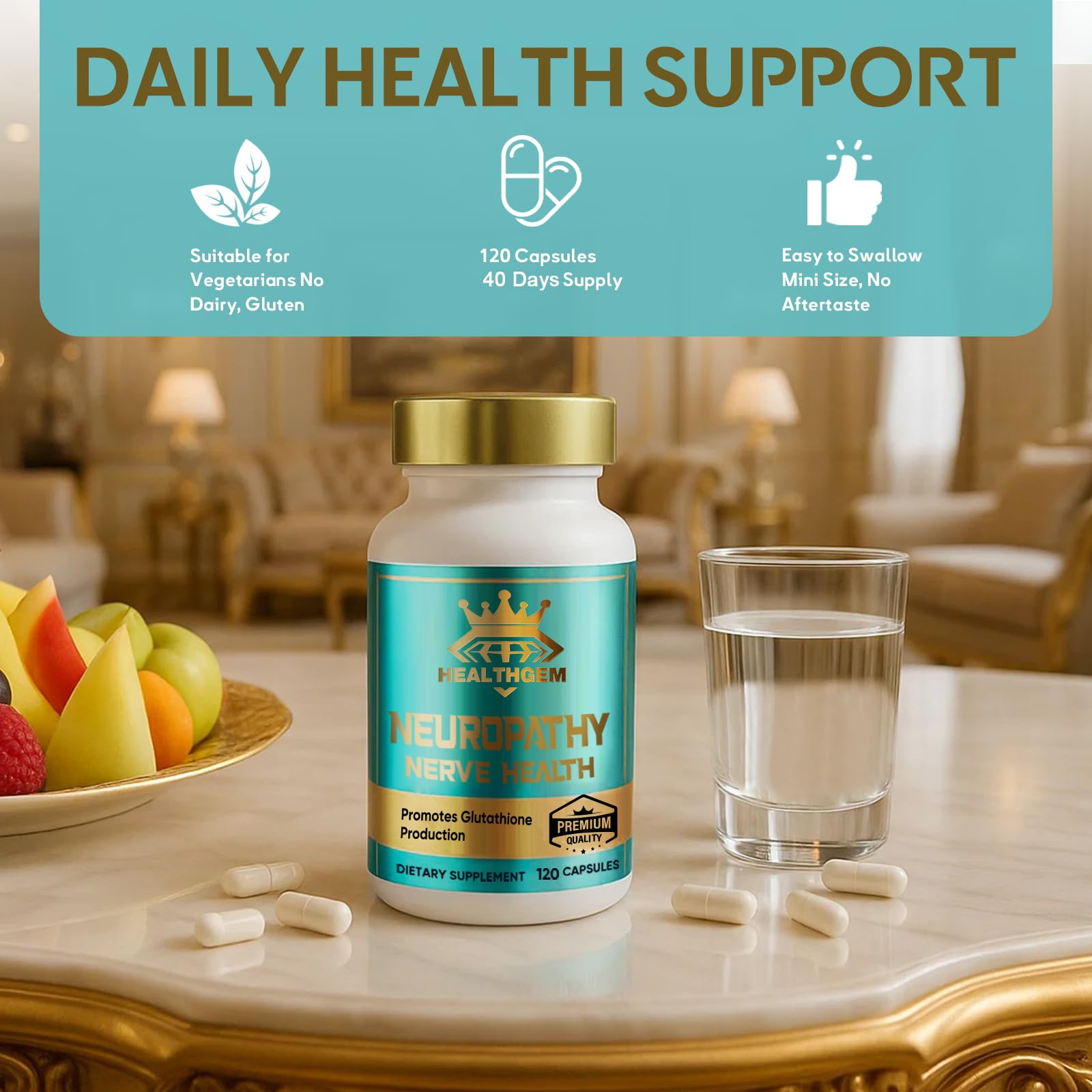 Nerve health coverage for hands, feet, and joints