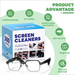 Computer monitor cleaning wipes